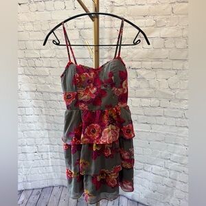 American Eagle Floral Print Corset Dress size 4